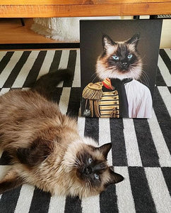 Pet Portraits on Canvas - Royal Pet Pawtrait