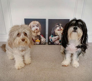 Pet Portraits on Canvas - Royal Pet Pawtrait