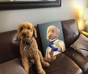 Pet Portraits on Canvas - Royal Pet Pawtrait