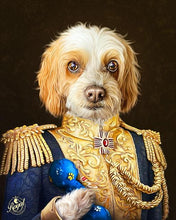 Load image into Gallery viewer, Dog Portrait on Canvas - Royal Pet Pawtrait