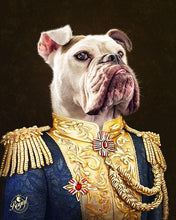 Load image into Gallery viewer, Dog Portrait on Canvas - Royal Pet Pawtrait