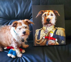 Pet Portraits on Canvas - Royal Pet Pawtrait