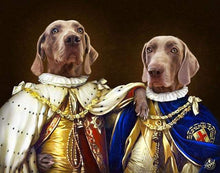 Load image into Gallery viewer, Pet Portraits on Canvas - Royal Pet Pawtrait