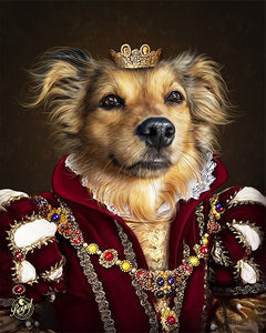 THE QUEEN - ROYAL PET PORTRAITS