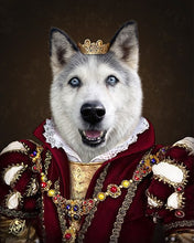 Load image into Gallery viewer, THE QUEEN - ROYAL PET PORTRAITS