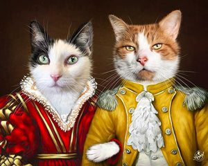 THE ROYAL FAMILY - ROYAL MULTI-PET PORTRAITS