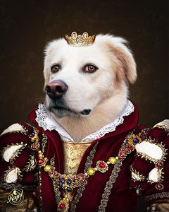 THE QUEEN - ROYAL PET PORTRAITS