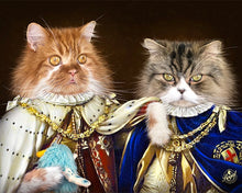 Load image into Gallery viewer, THE KINGS - ROYAL MULTI-PET PORTRAITS
