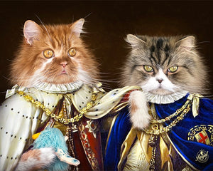 THE KINGS - ROYAL MULTI-PET PORTRAITS