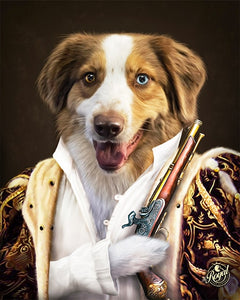 THE KING - ROYAL PET PORTRAITS