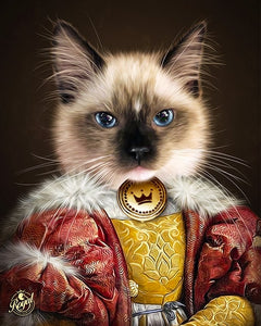 THE MEDIEVAL KING - ROYAL PET PORTRAITS