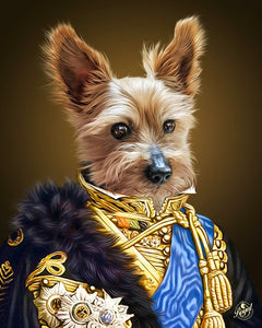 THE WAR HERO - ROYAL PET PORTRAITS