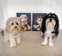 Load image into Gallery viewer, Pet Portraits on Canvas - THE MAJESTIC - ROYAL PET PORTRAITS - Royal Pet Pawtrait