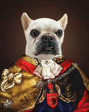 Load image into Gallery viewer, Pet Portraits on Canvas - THE PRINCE - ROYAL PET PORTRAITS - Royal Pet Pawtrait