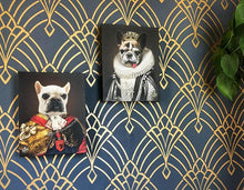 Load image into Gallery viewer, Pet Portraits on Canvas - THE PRINCE - ROYAL PET PORTRAITS - Royal Pet Pawtrait