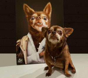 Pet Portraits on Canvas - Royal Pet Pawtrait