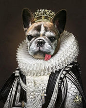 Load image into Gallery viewer, Pet Portraits on Canvas - THE PRINCESS - ROYAL PET PORTRAITS - Royal Pet Pawtrait